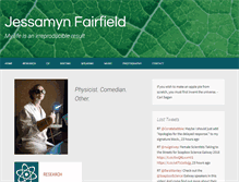 Tablet Screenshot of jessamynfairfield.com